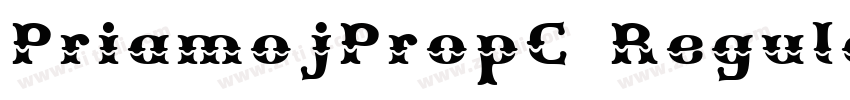 PriamojPropC Regular字体转换